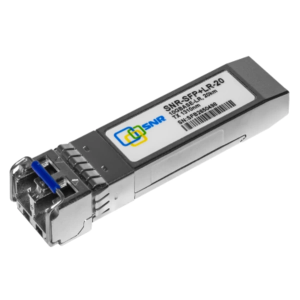 Модуль SFP+ оптический, дальность до 20км (11dB), 1310нм, индустриальный