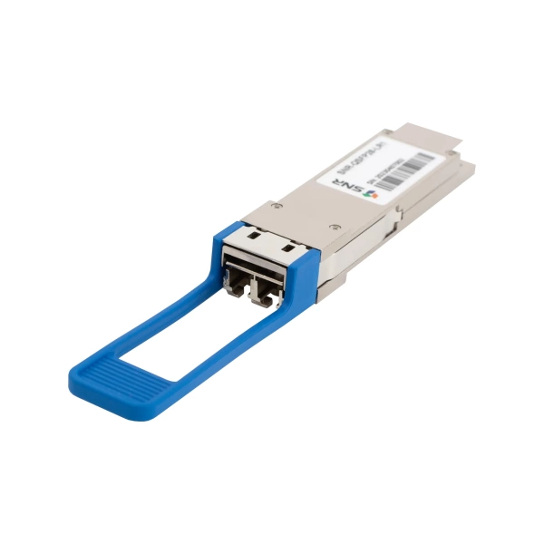 Двухволоконный модуль, QSFP+ 40GBASE-LR4, разъем LC, дальность до 10км (7dB)